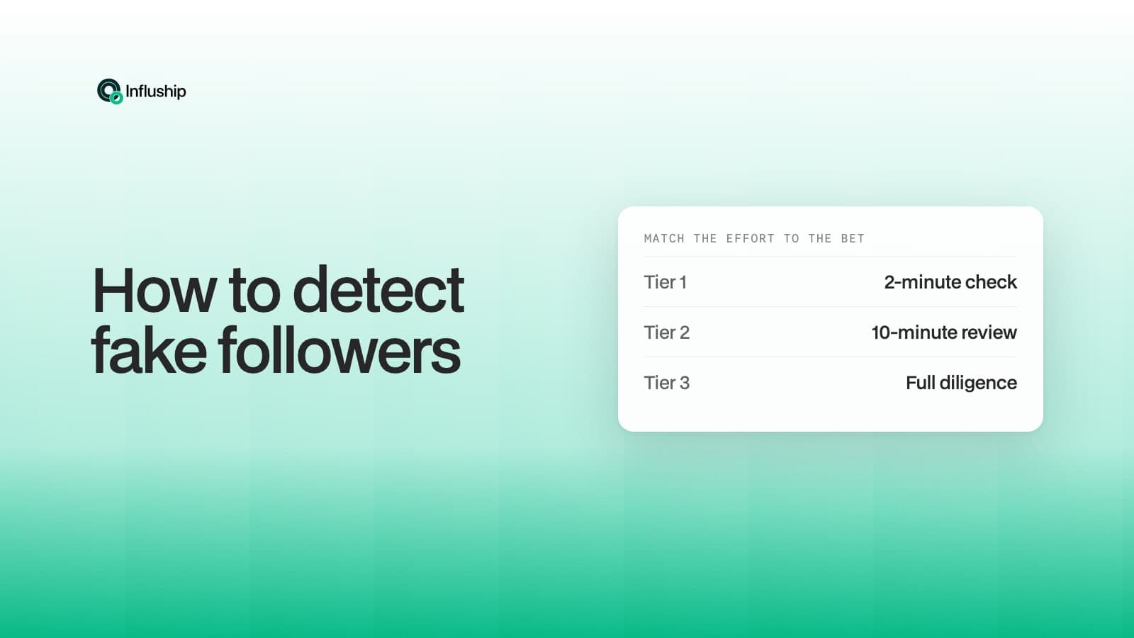 How to Detect Fake Followers