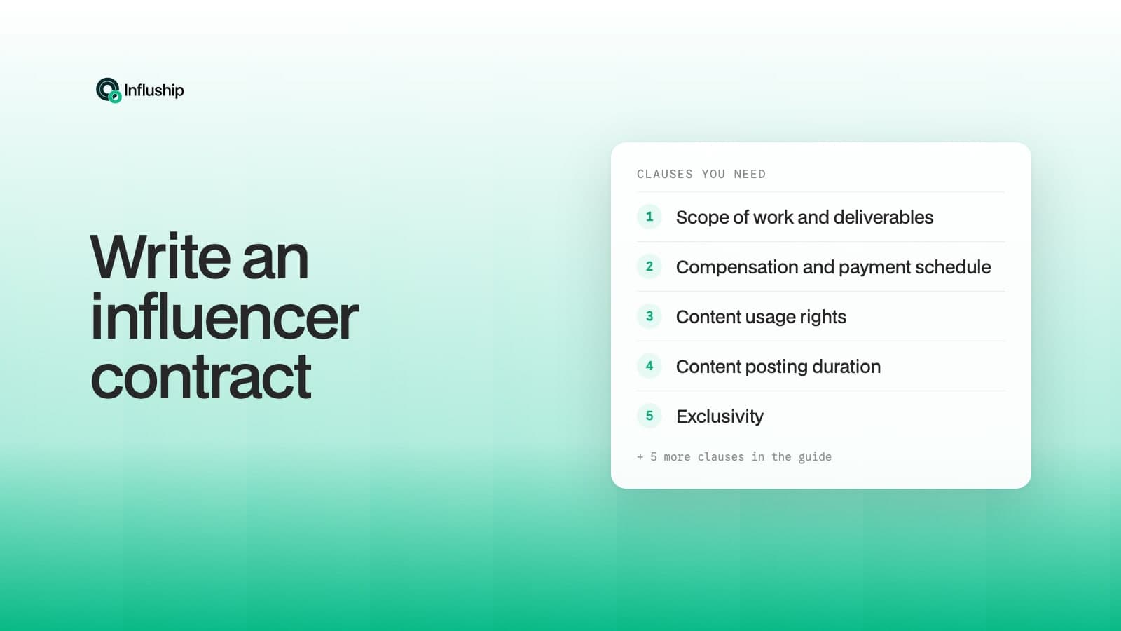 How to Write an Influencer Contract That Protects Both Sides