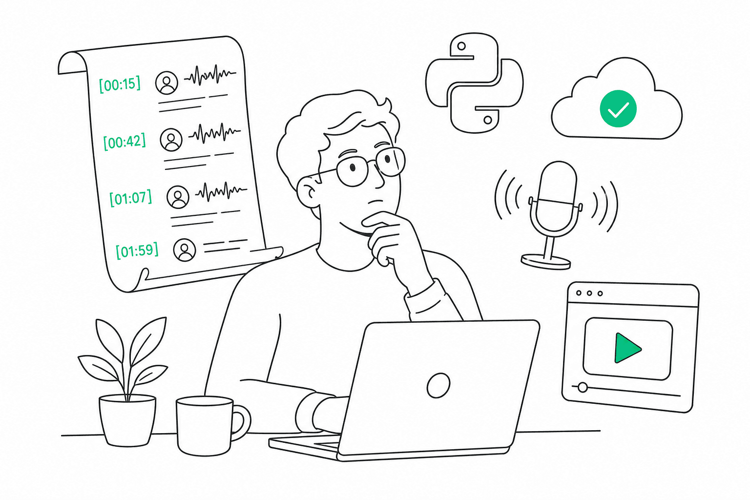 YouTube Transcript API: 4 Ways to Pull Captions in 2026 (with code)