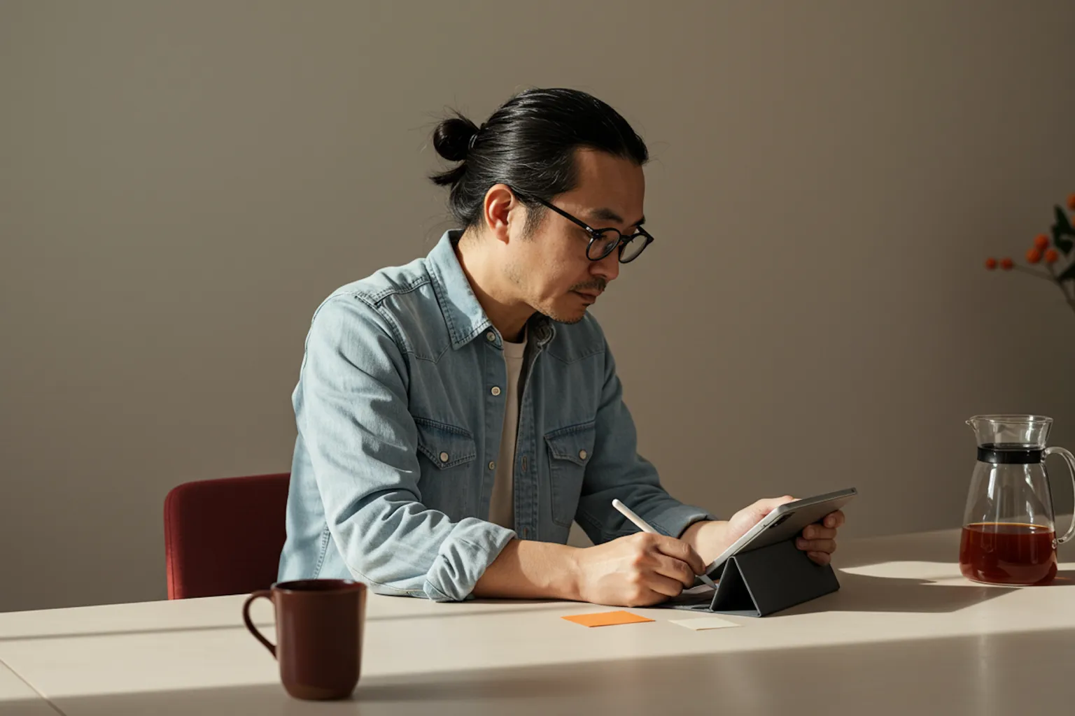A creator intelligence workspace viewed on a tablet