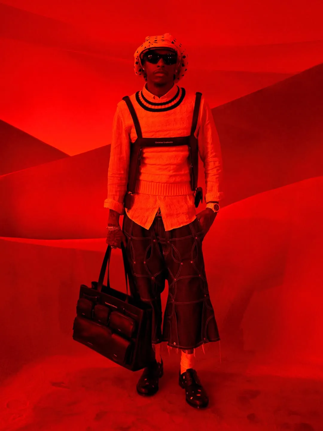 Thanks 2 My @christianlouboutin family for having me @c.syresmith came trim onc